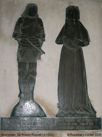 Recent Photograph of Sir Robert Russell (d.1502) (Strensham)