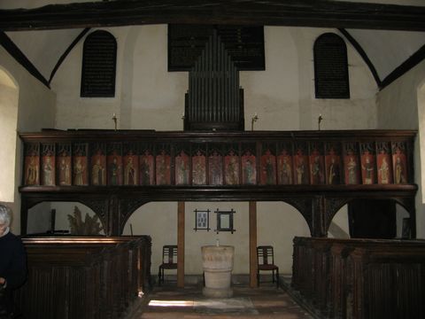 Recent Photograph of St John the Baptist's Church (West Gallery) (Strensham)