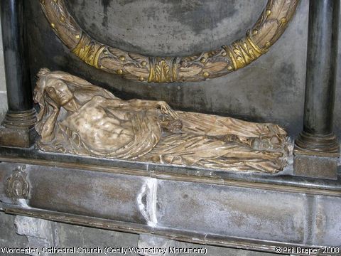 Recent Photograph of Cathedral Church (Warmstrey Monument) (Worcester)